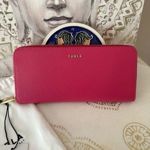 Furla | Pink Long Zip Wallet New With Tags & Dustbag